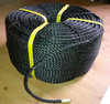 PP bundle rope, 8mm 3-shaft twisted, approx. 0.03 kg / m, approx. 220 running meters. black
