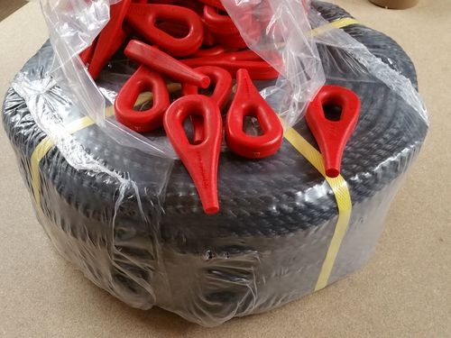 Bündelset PP-Seil für ca. 25 Ster-Bündel, Knotifarbe rot