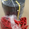 Bundle set PP rope for approx. 25 bundles with 1 cubic meter, diameter 116-120 cm, Knoti red
