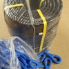 Bündelset PP-Seil und Knoti für ca. 25 Ster-Bündel, Knoti blau